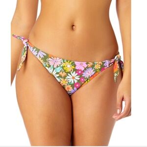 NWT Salt + Cove Juniors' Printed Side-Tie Bikini Bottoms, - Multi